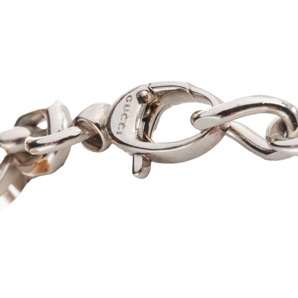 Gucci Balenciaga Hacker Project silver GG B logo charms bracelet - Picture 4 of 5